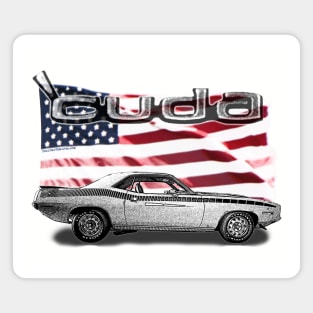 70s Cuda Magnet